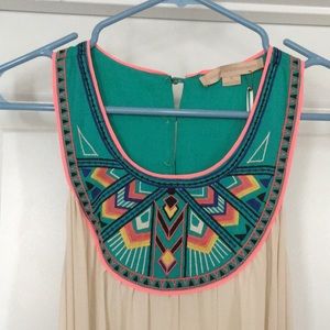 Champagne & Strawberry dress NWT